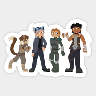 Starfighters Crew Sticker